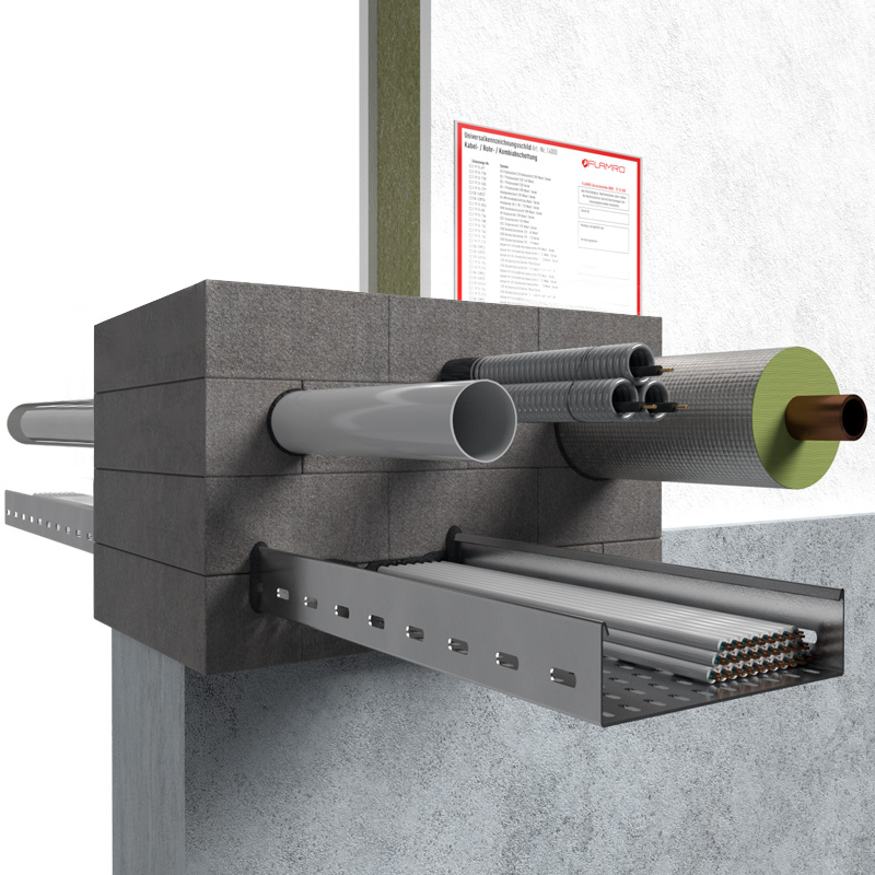 FLAMRO&reg; BSB Brandstopstenen